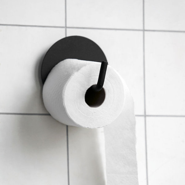 Toilettenpapierhalter Text